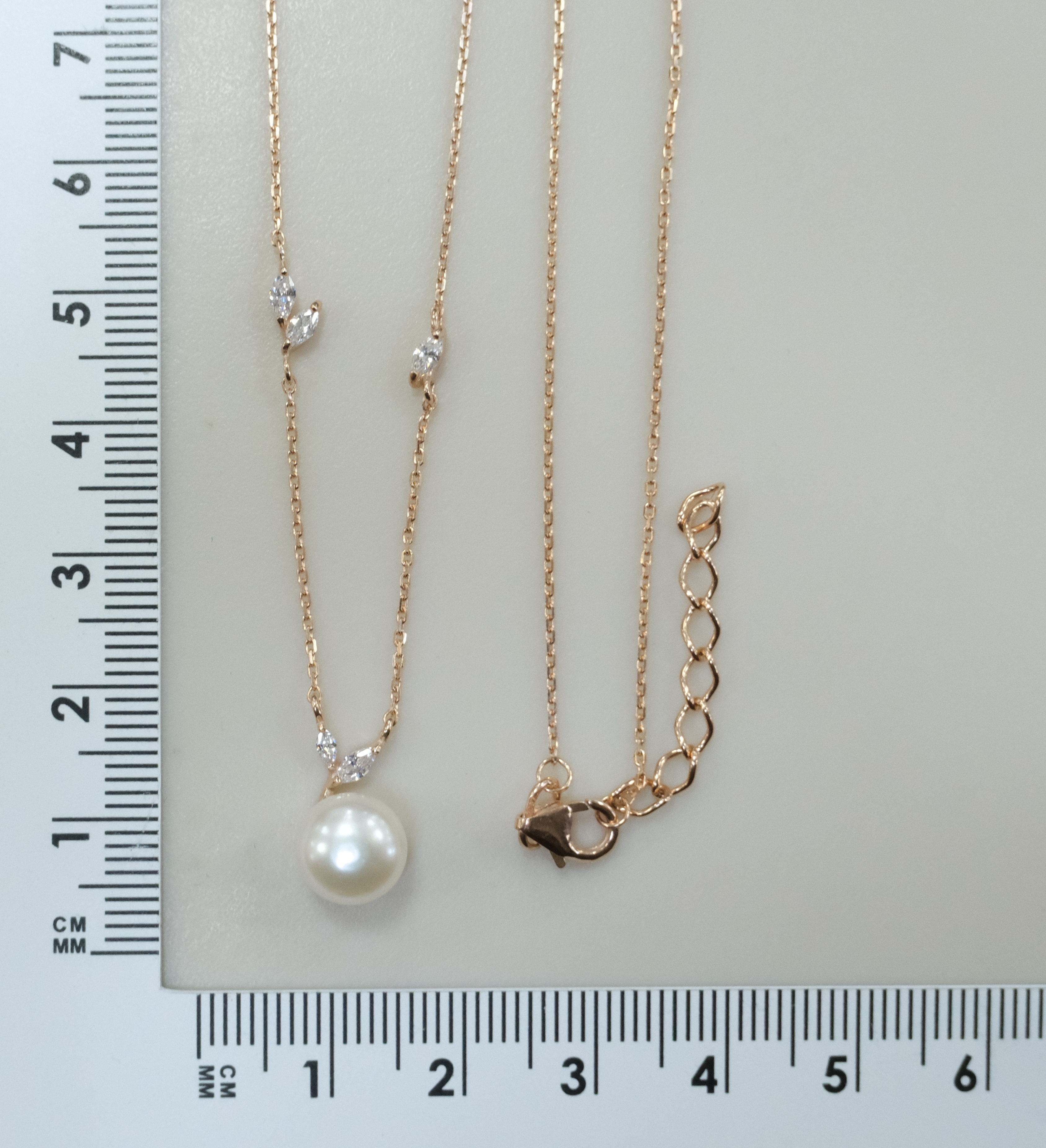 Серебряное колье с жемчугом